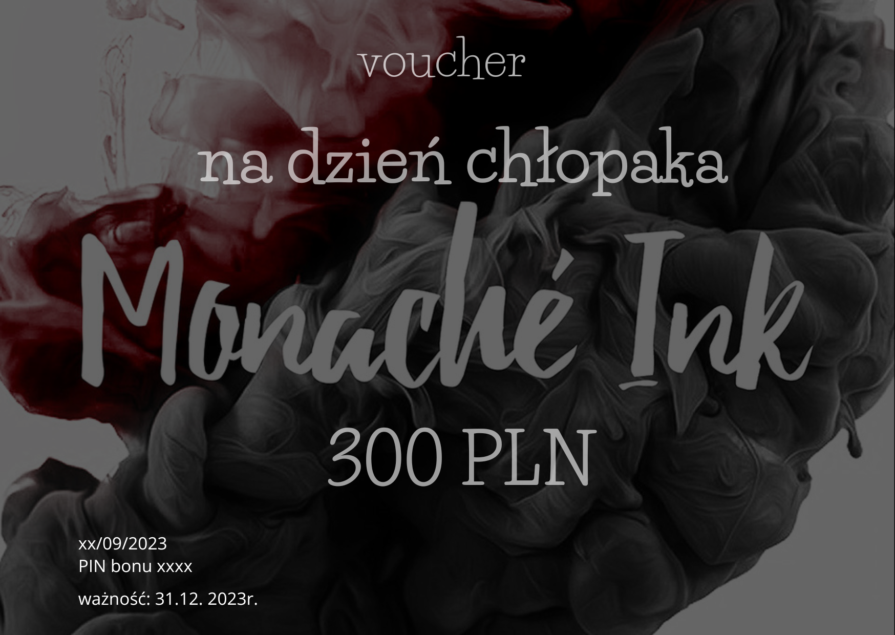 DZIEŃ CHŁOPAKA – Wyjątkowy voucher od Monache Ink!